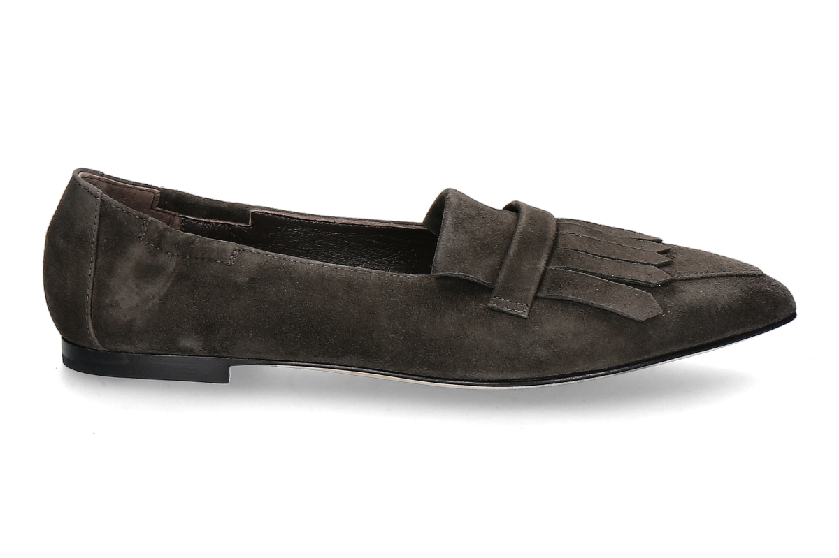 Pomme d'Or Loafer GRACE CAMOSCIO- dusty brown/ dunkelbraun