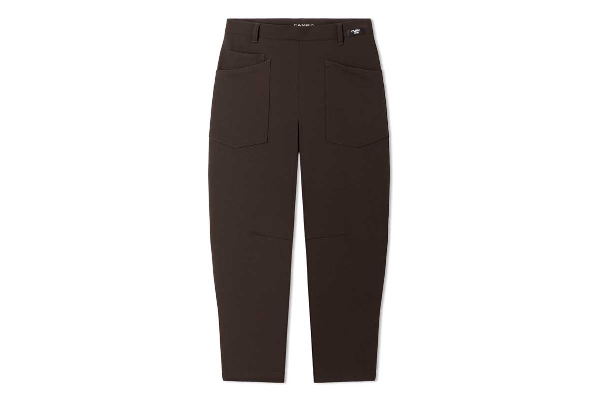 Cambio Straight-Leg Stoffhose OCEAN JOGG- espresso/ dunkelbraun