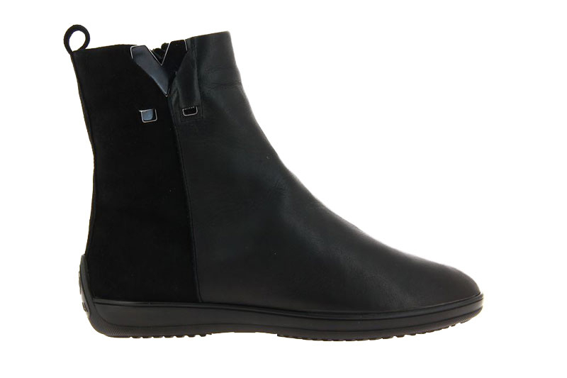 Mania Stiefelette gefüttert VELVET CAMOSCIO BLACK (40)