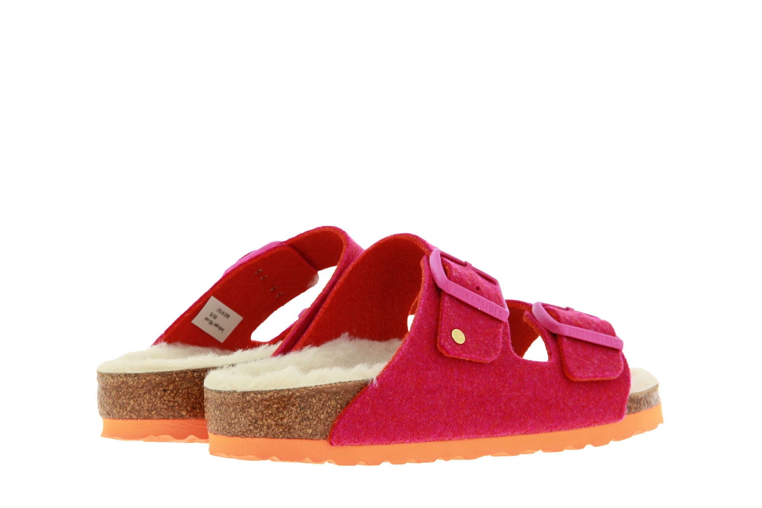 Birkenstock Pantolette SCHMAL ARIZONA RIVET DOUBLEFACE FUCHSIA (42)