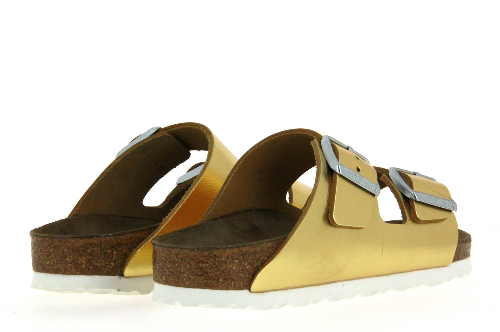 Birkenstock Pantolette ARIZONA SCHMAL LIQUID GOLD (39)