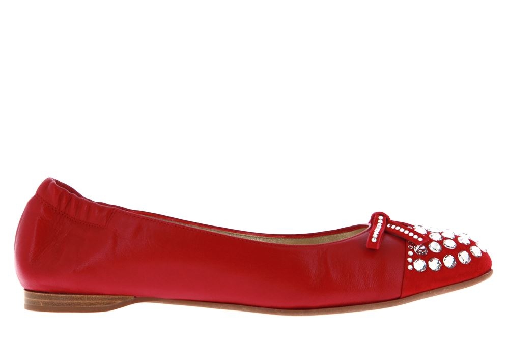 ScarpaRossa Ballerina CAMOSCIO ROSSO ALASKA CRYSTAL (39)