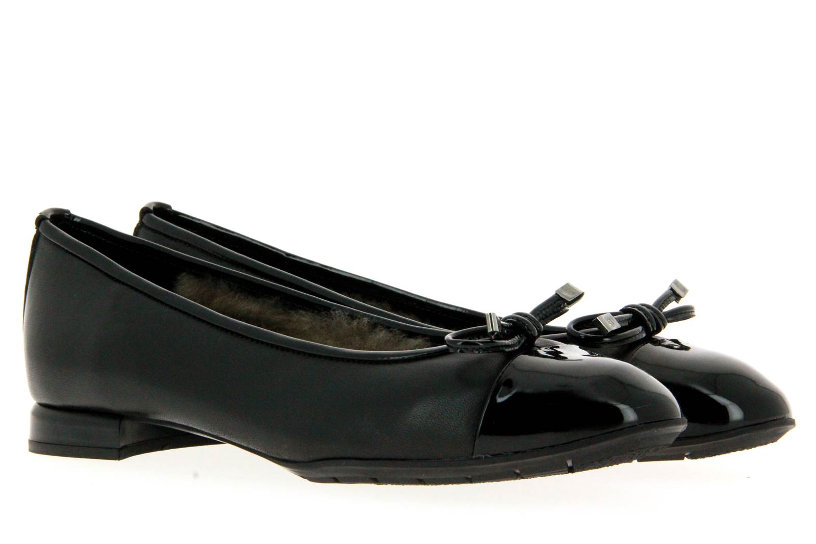 Brunate Ballerina gefüttert PIA SOFTLACK NAPPA NERO (40½) Brunate Ballerina gefüttert PIA SOFTLACK NAPPA NERO (40½)