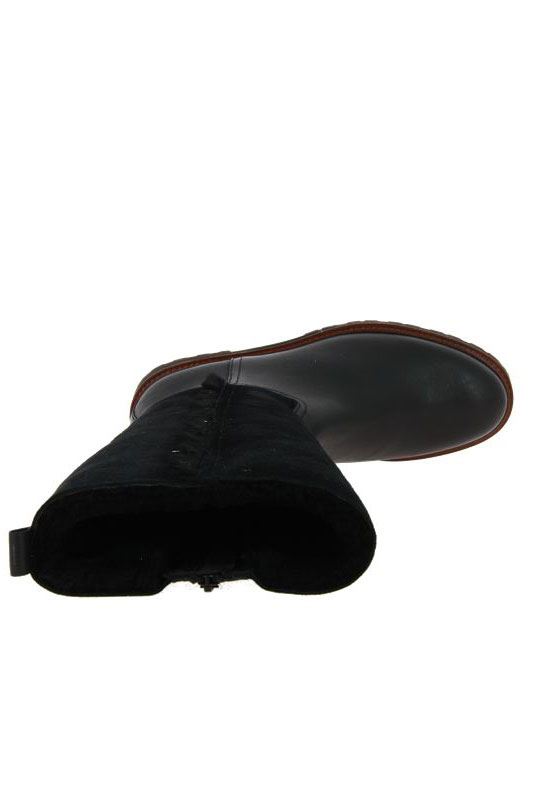 dirndl + bua Stiefel gefüttert RIVER VELOUR SCHWARZ (38½)