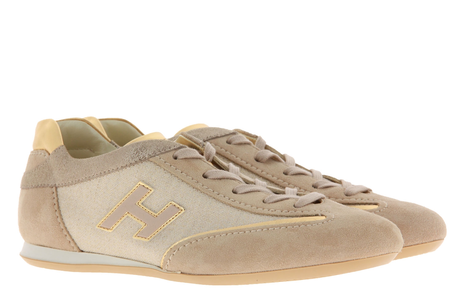 Hogan Sneaker OLYMPIA H FLOCK BEIGE GOLD (41½)