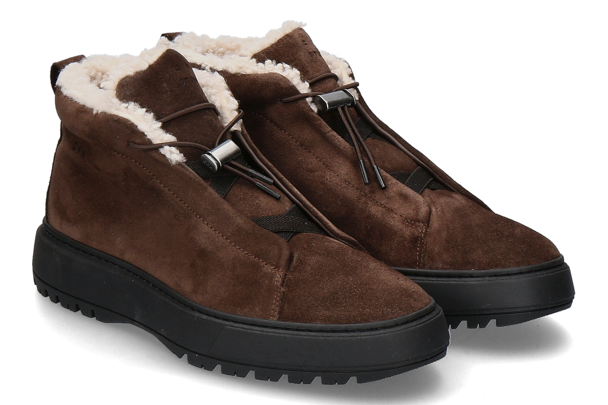 Copenhagen Studios Herren- Bootie gefüttert CPH604M SUEDE TEDDY- braun