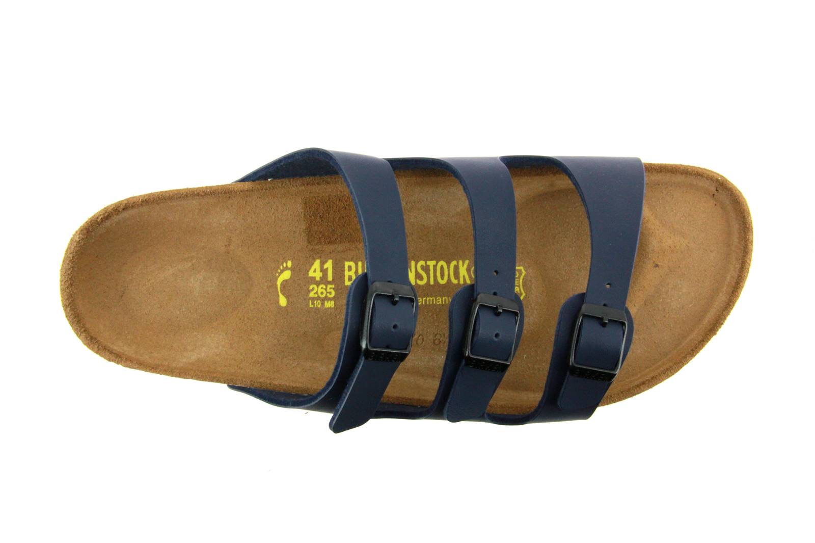 Birkenstock Pantolette FLORIDA SCHMAL BIRKO-FLOR BLAU (39)