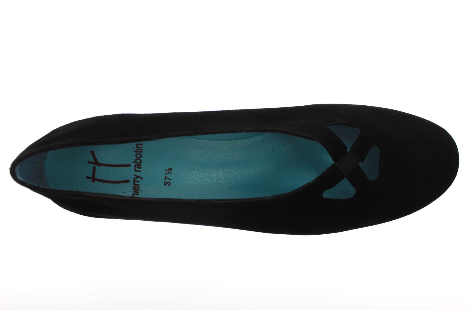 Thierry Rabotin Keilballerina ZETA CAMOSCIO NERO (38½) Thierry Rabotin Keilballerina ZETA CAMOSCIO NERO (38½)