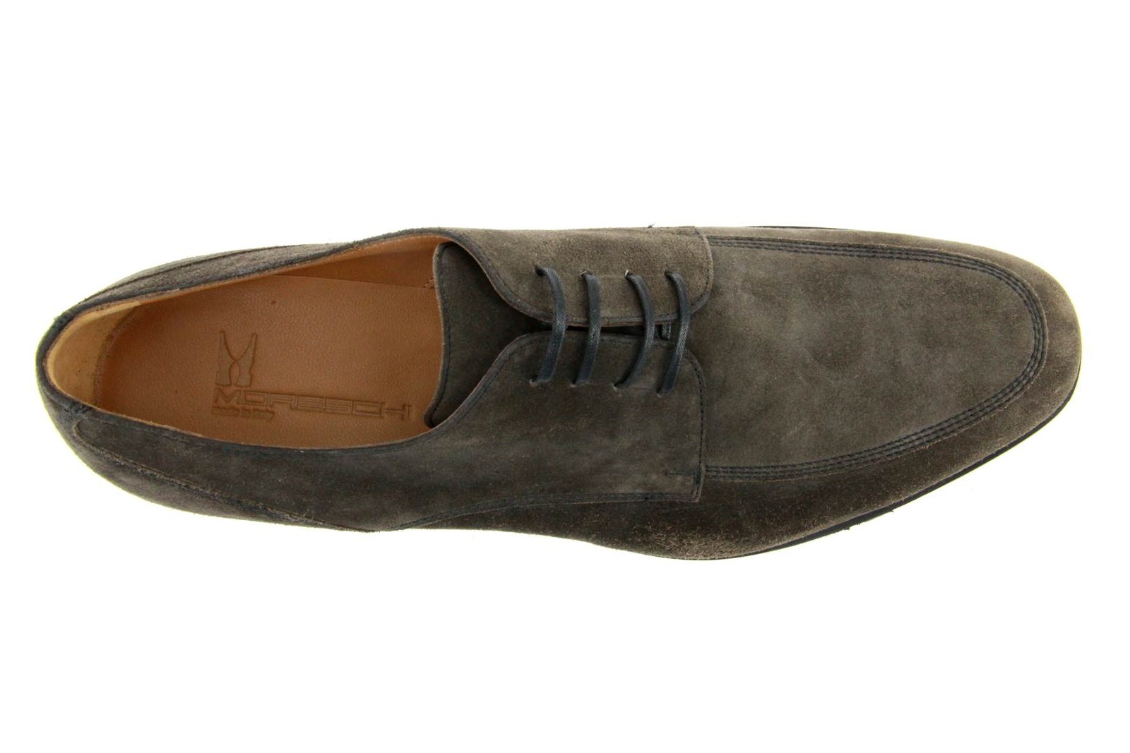 Moreschi Schnürschuh CAMOSCIO MARRONE SCURO (42)