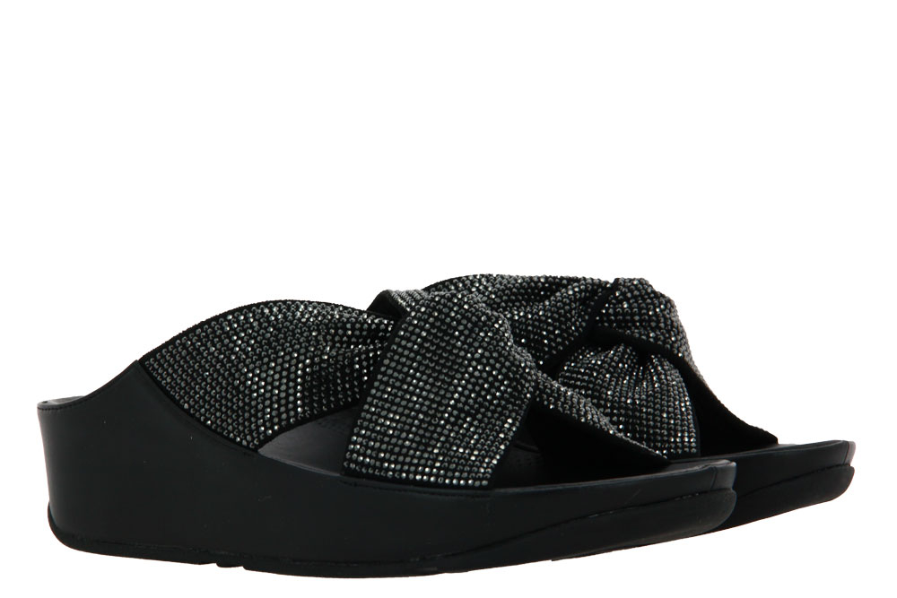 Fitflop Pantolette TWISS CRYSTAL SLIDE BLACK (36)