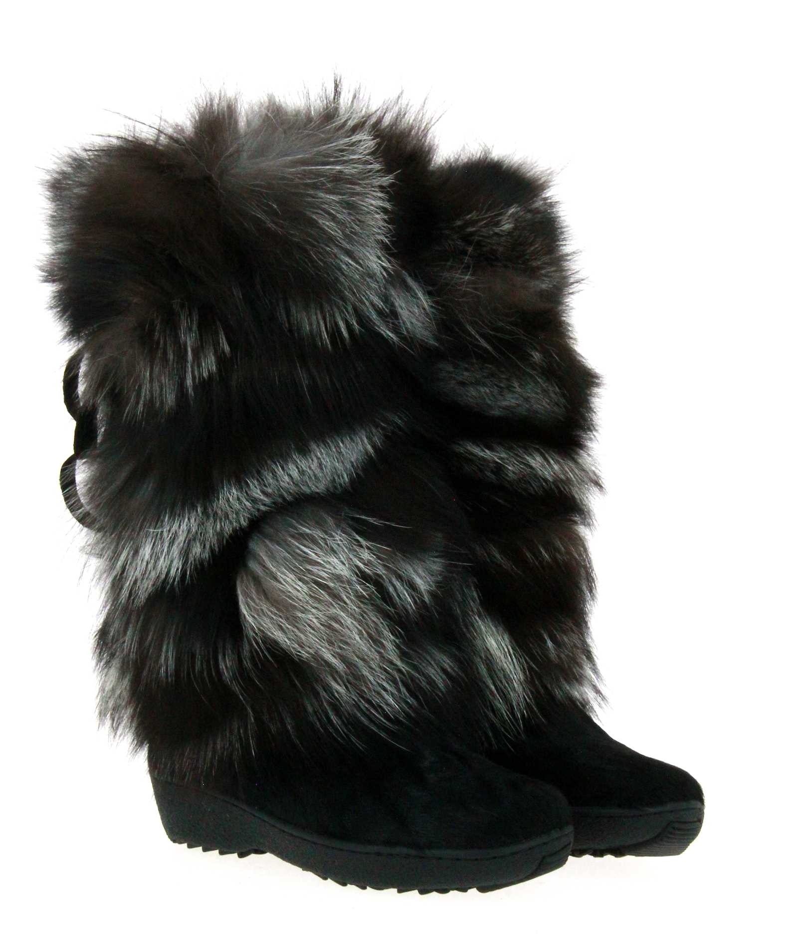 Oscar Sport Fellstiefel KIM NERO-SILVER (40)