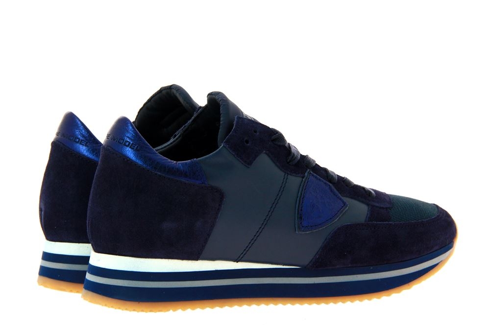 Philippe Model Sneaker TROPEZ HIGHER MONDIAL VEAU BLEU (37 )