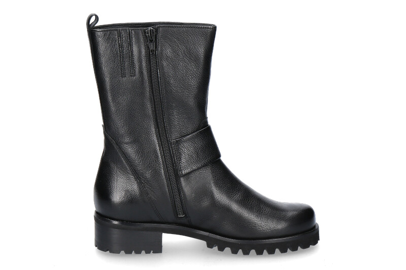 Hassia Stiefelette AMSTERDAM H-WEITE FOULARDCALF BLACK (38½) Hassia Stiefelette AMSTERDAM H-WEITE FOULARDCALF BLACK (38½)