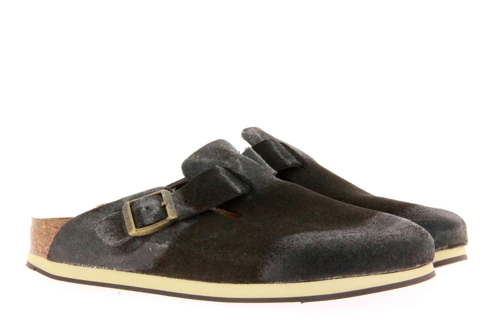 Birkenstock Pantolette BOSTON SCHMAL VELOUSRLEDER (46)