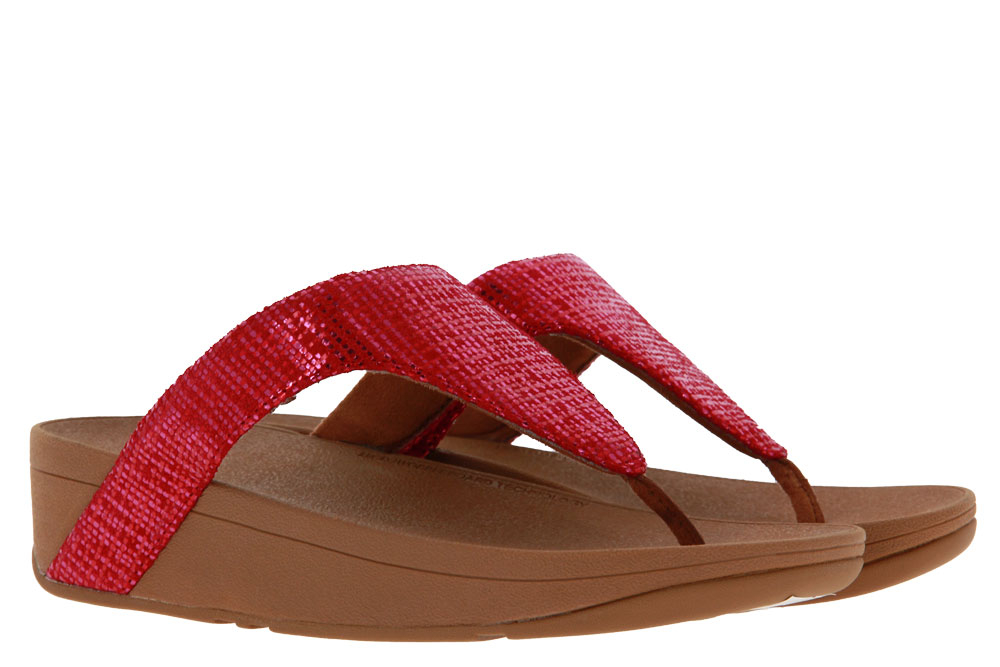 Fitflop Pantolette LOTTIE CHAIN PRINT ADRENALINE RED (39)