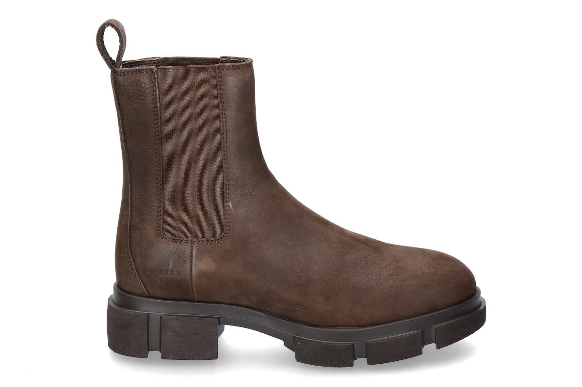 Copenhagen Damen Chelsea Boot CPH570- nabuc chocolate/ dunkelbraun