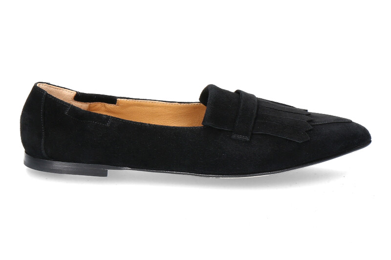 Pomme D'Or Slipper GRACE CAMOSCIO NERO (37 )