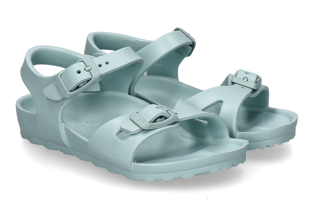 Birkenstock Kinder- Sandale RIO EVA SCHMAL- surf green/ türkis