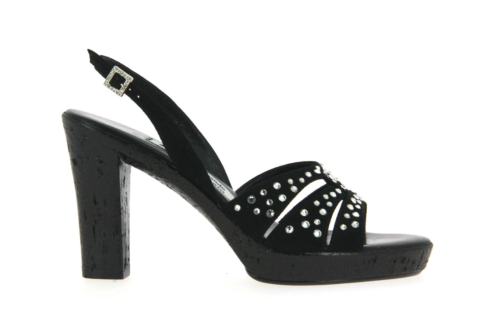 Fernando Pensato Sandale MIRANDA CAMOSCIO NERO STRASS SKY (37 ) Fernando Pensato Sandale MIRANDA CAMOSCIO NERO STRASS SKY (37 )