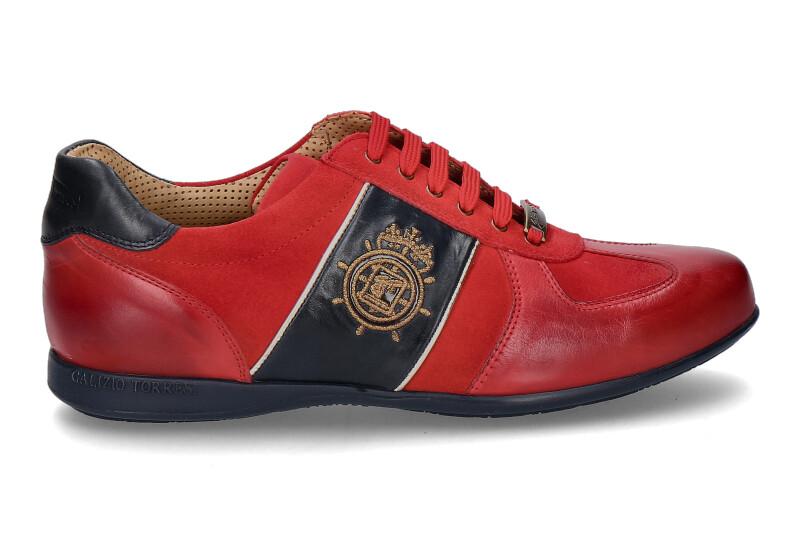 Galizio Torresi sneaker FOULARD PAPAVERO BLU ROSSO