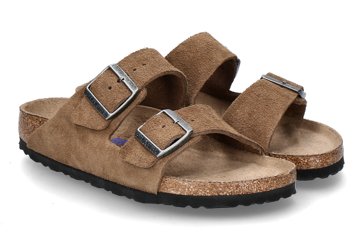 Birkenstock Pantolette ARIZONA SCHMAL BS- braun/ dark tea tonal