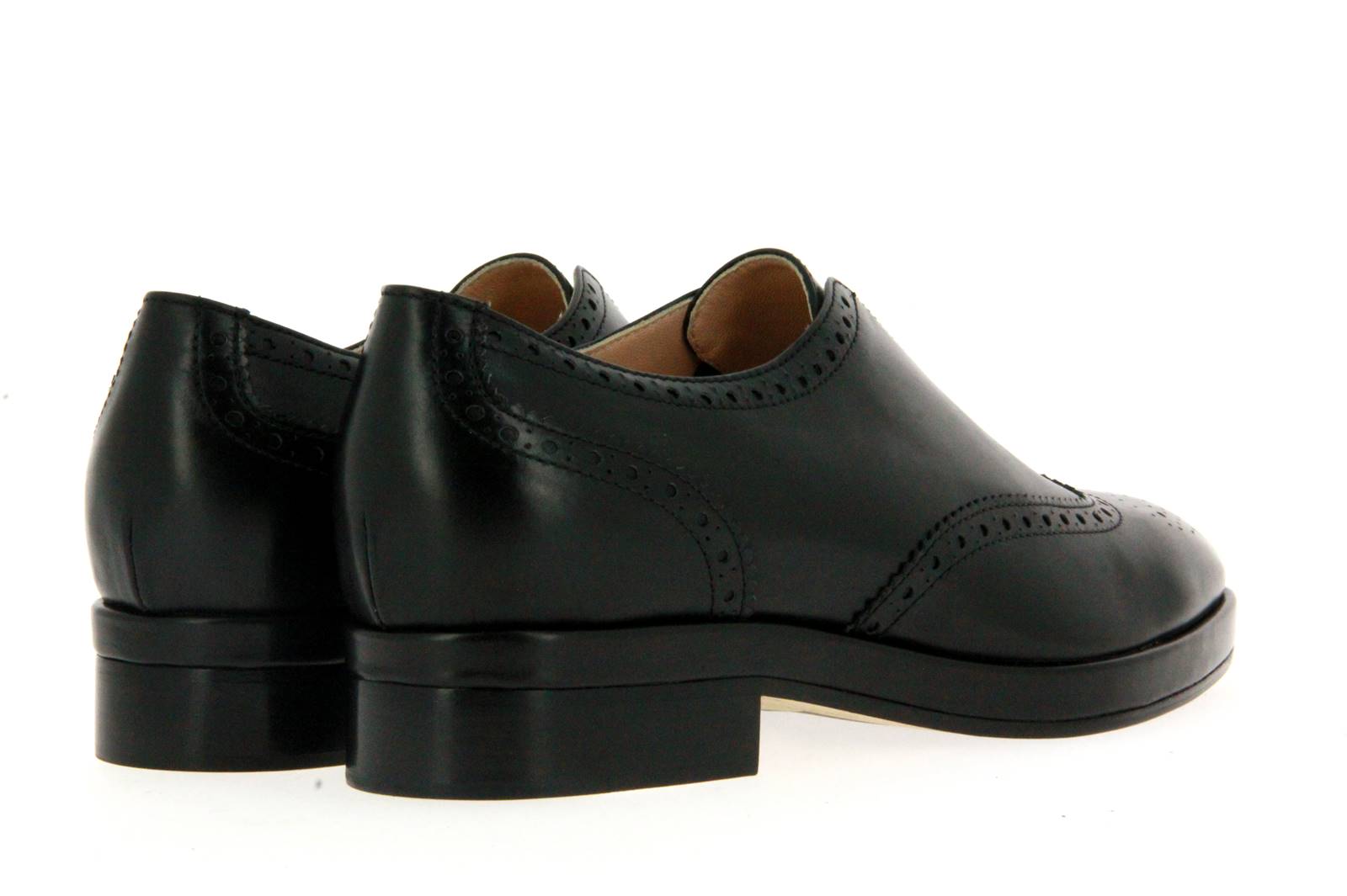 Unützer Damen- Brogue VITELLO NERO (38½)