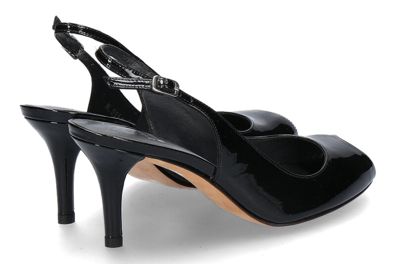 Stuart Weitzman Sandale SLINKY BLACK PATENT (37 )