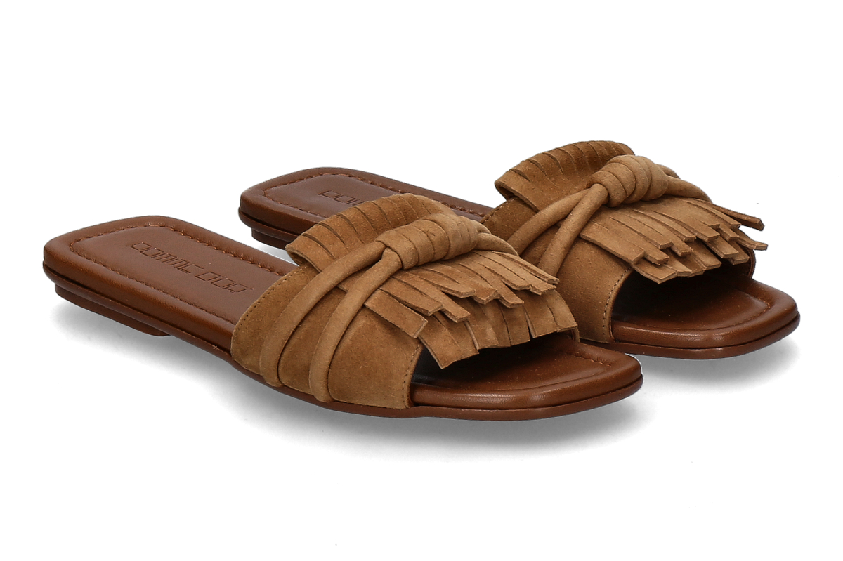 Pomme d'Or Pantolette MILEY 4 CAMOSCIO- biscuit toffee/ mittelbraun