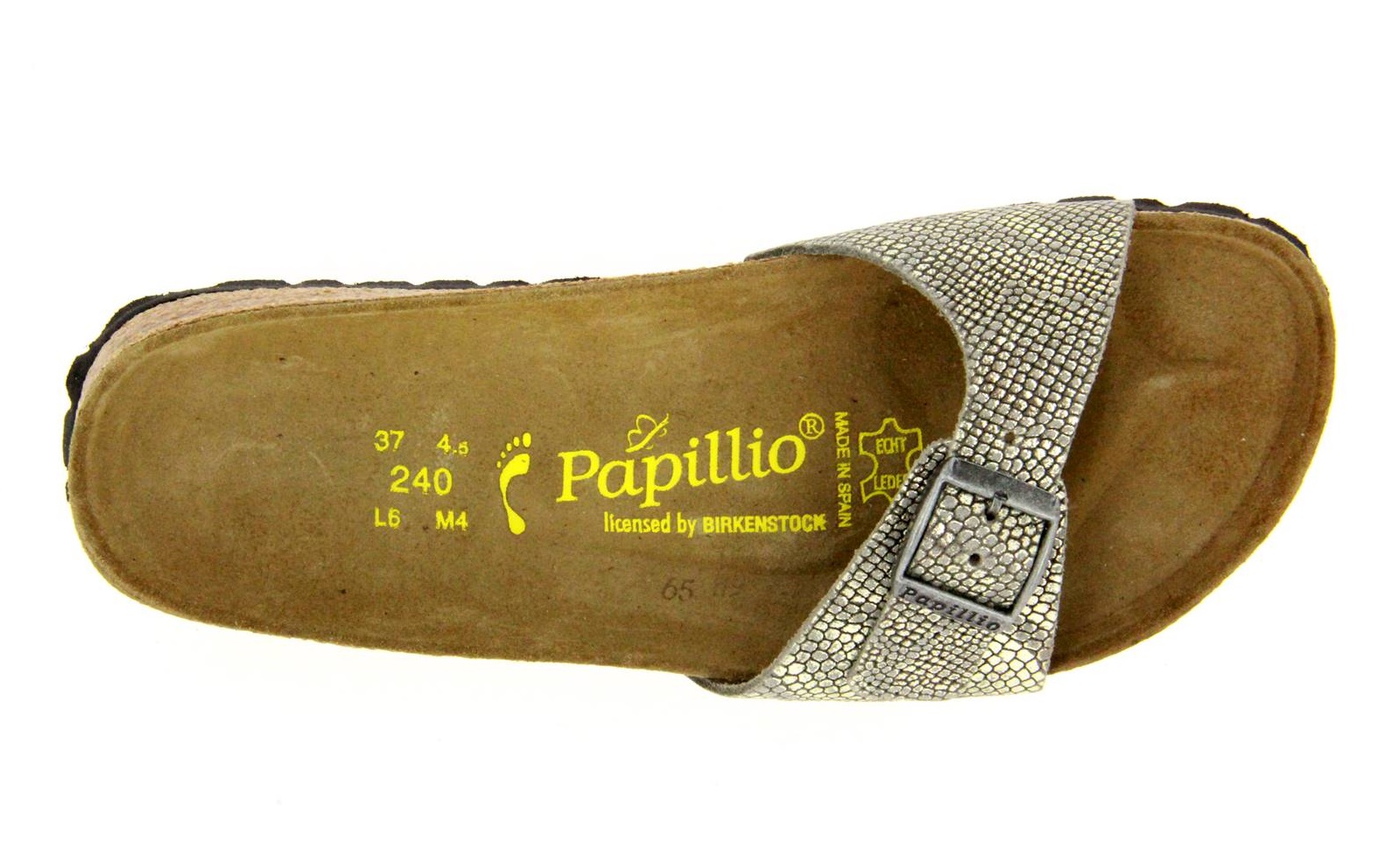 Papillio by Birkenstock Pantolette MADRID SCHMAL ROYAL PYTHON GRAY (40)