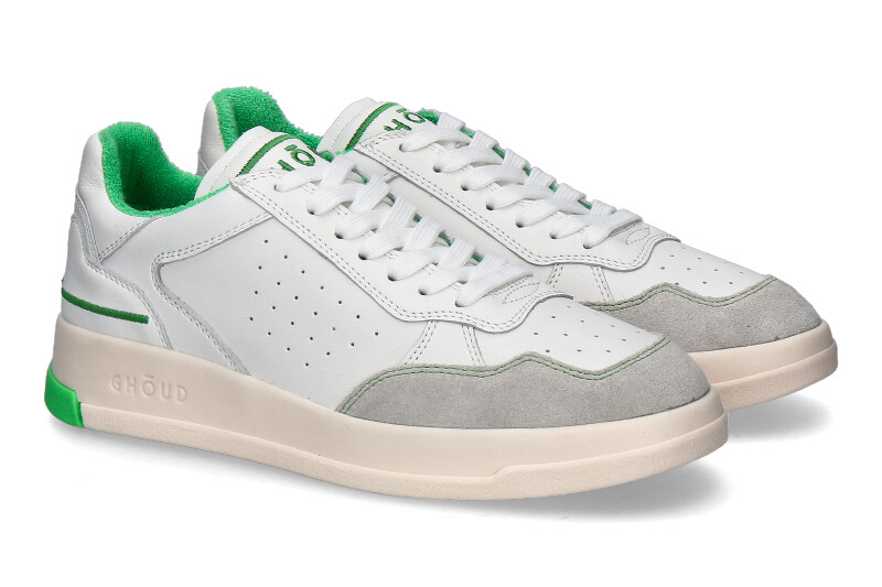 Ghoud Herren-Sneaker TWEENER LOW FLUO FL04- white/green