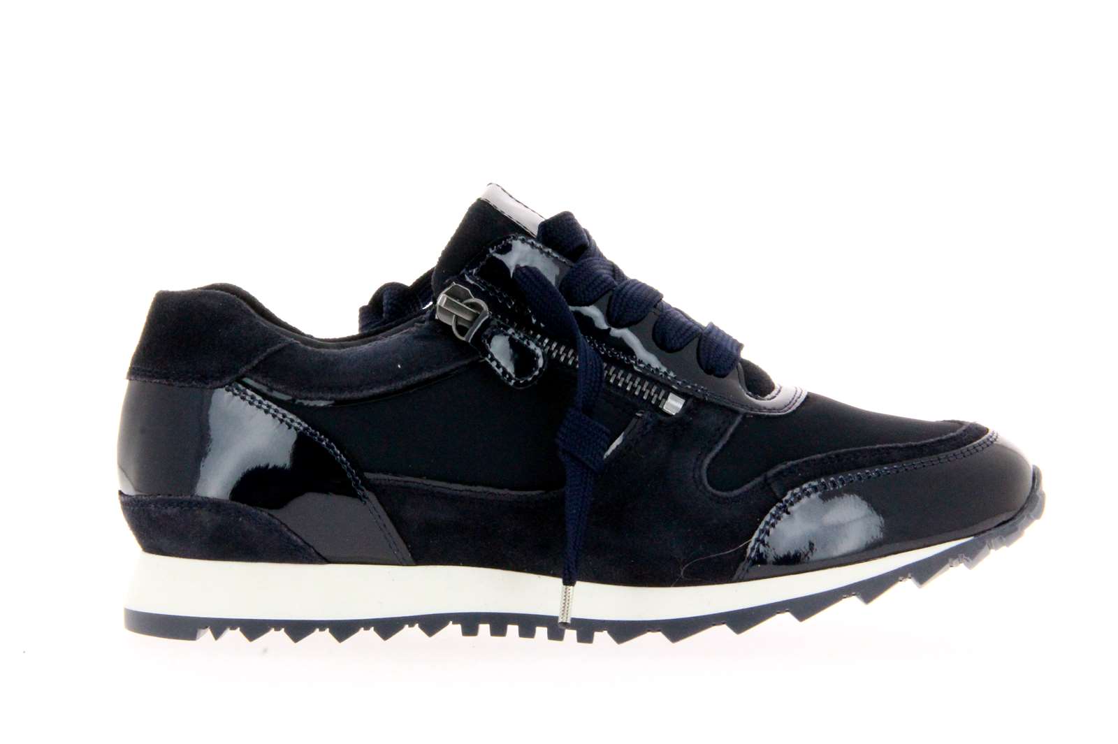 Hassia Sneaker BARCELONA H-WEITE DORELACK OCEAN (41)