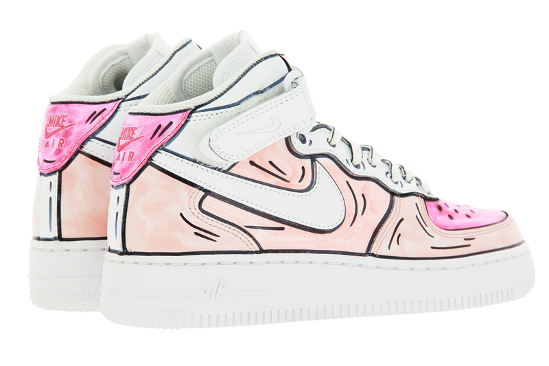 ballo-Da-Sola-Nike-Sneaker-Airforce-mid-rosa-236100118-0001