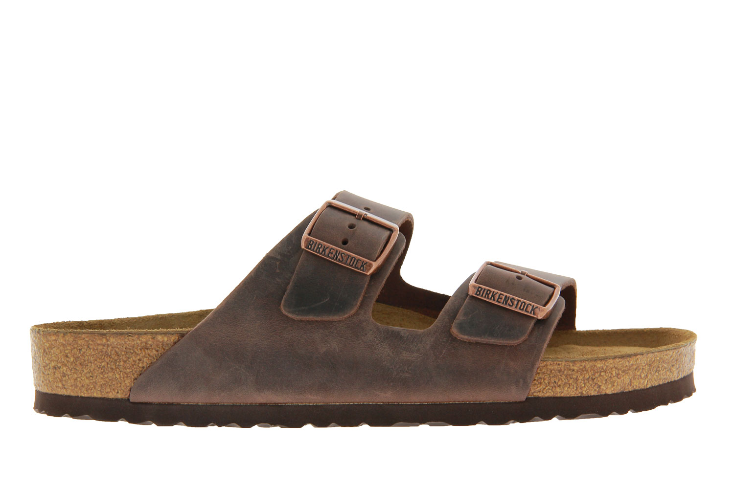 Birkenstock Pantolette ARIZONA NORMAL FETTLEDER HABANA (45) Birkenstock Pantolette ARIZONA NORMAL FETTLEDER HABANA (45)