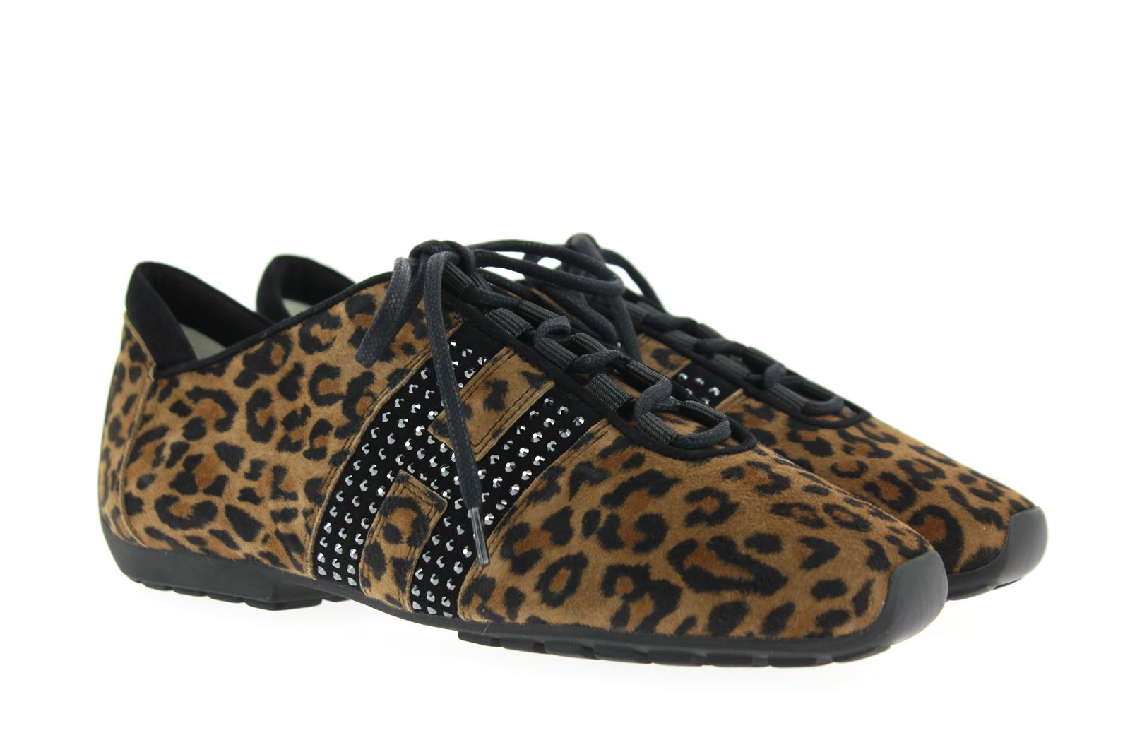 Mania Schnürschuh CAMOSICO LEOPARD NERO-38