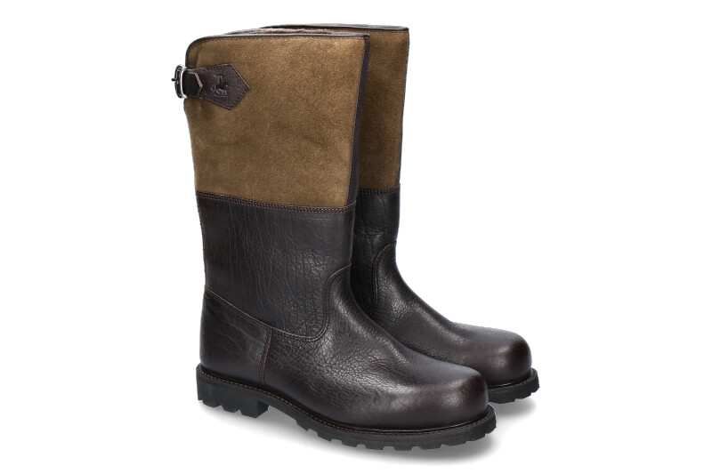 Ludwig Reiter Stiefel MARONIBRATER BISON DARKBROWN GRÜN (40)