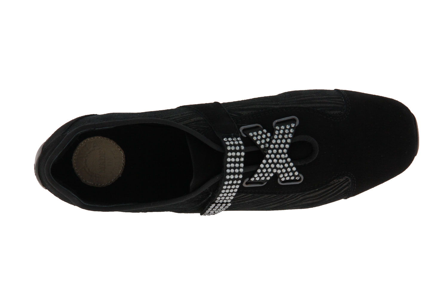 Mania Sneaker CAMOSCIO NERO CIPRA FLOCK 63 (38)
