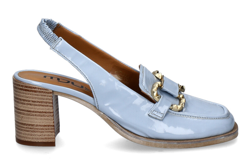 Mjus Slingpumps Leder cielo/blau