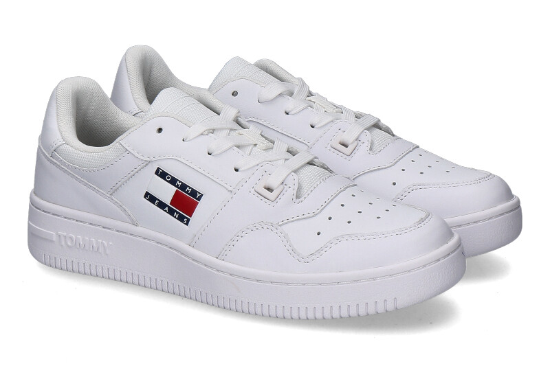 Tommy Hilfiger Damen- Sneaker RETRO BASKET- weiss