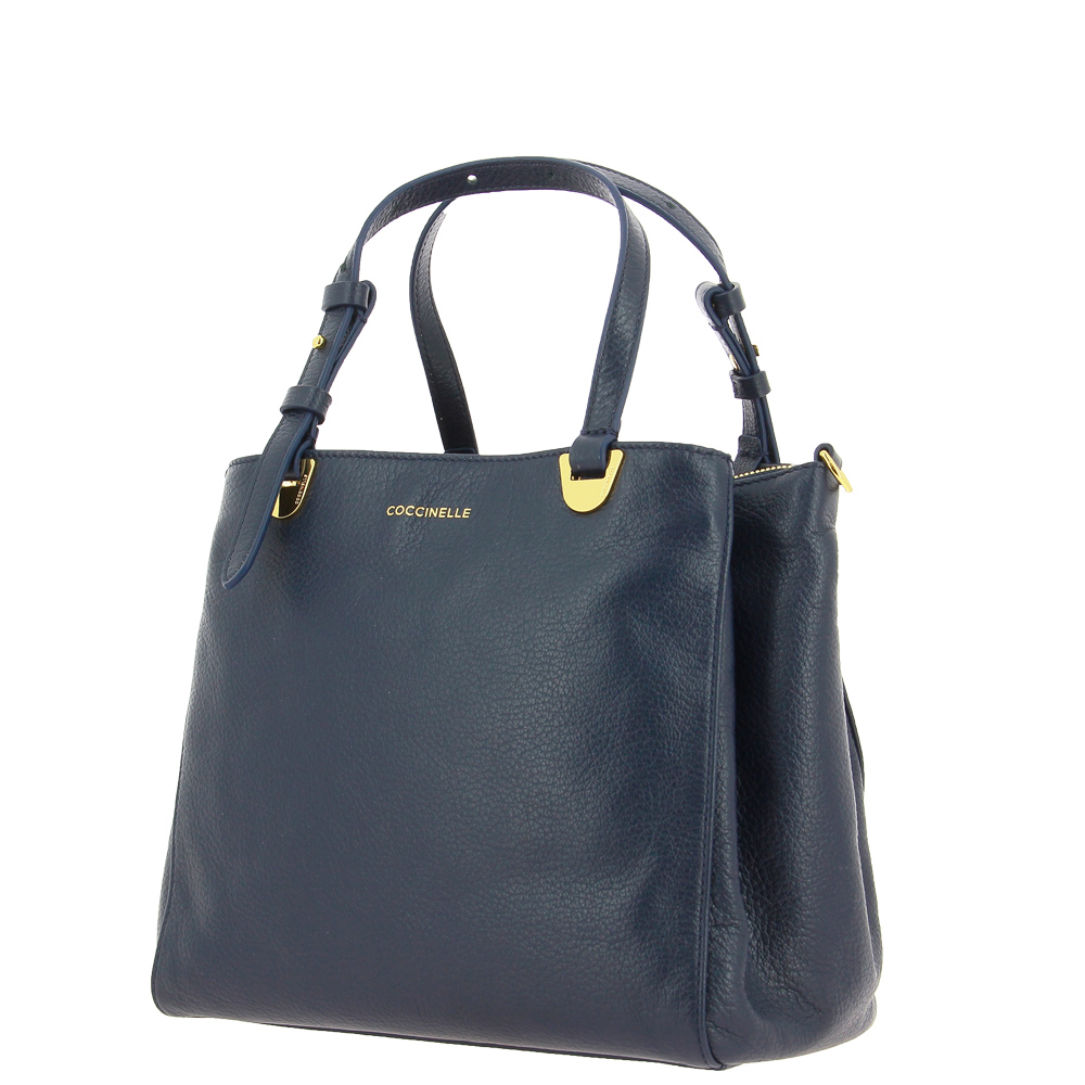 Coccinelle Handtasche LEA MAXI ASH GREY BLAU