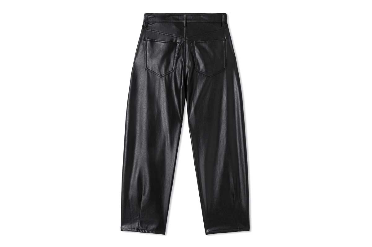 Cambio Barrel-Kunstlederhose ELIN- schwarz/ black