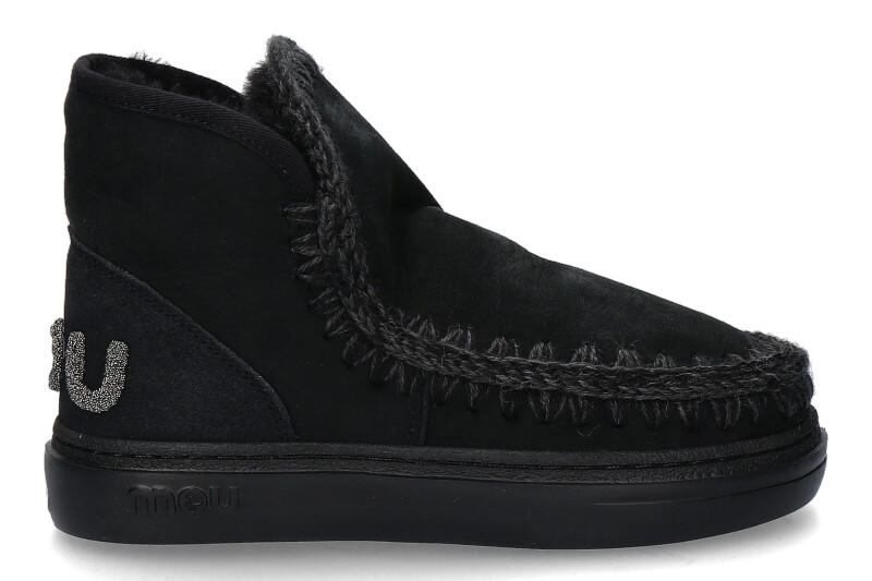 Mou Boots ESKIMO SNEAKER GLITTER BLACK