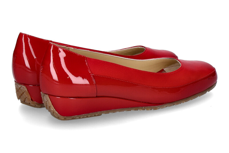 Bagnoli Slipper VERNICE ROSSO NAPPA ROSSO (41)