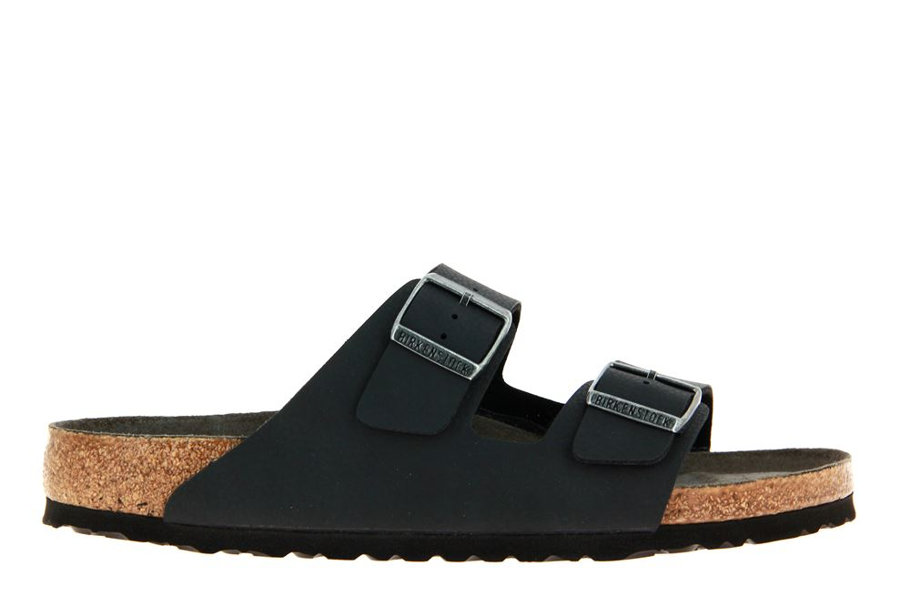 Birkenstock Pantolette ARIZONA SCHMAL DESERT SOIL BLACK (46)