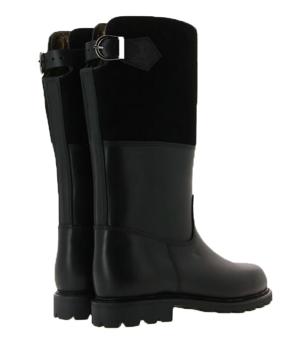 Ludwig Reiter Stiefel gefüttert MARONIBRATERIN VELOUR SCHWARZ (40½) Ludwig Reiter Stiefel gefüttert MARONIBRATERIN VELOUR SCHWARZ (40½)