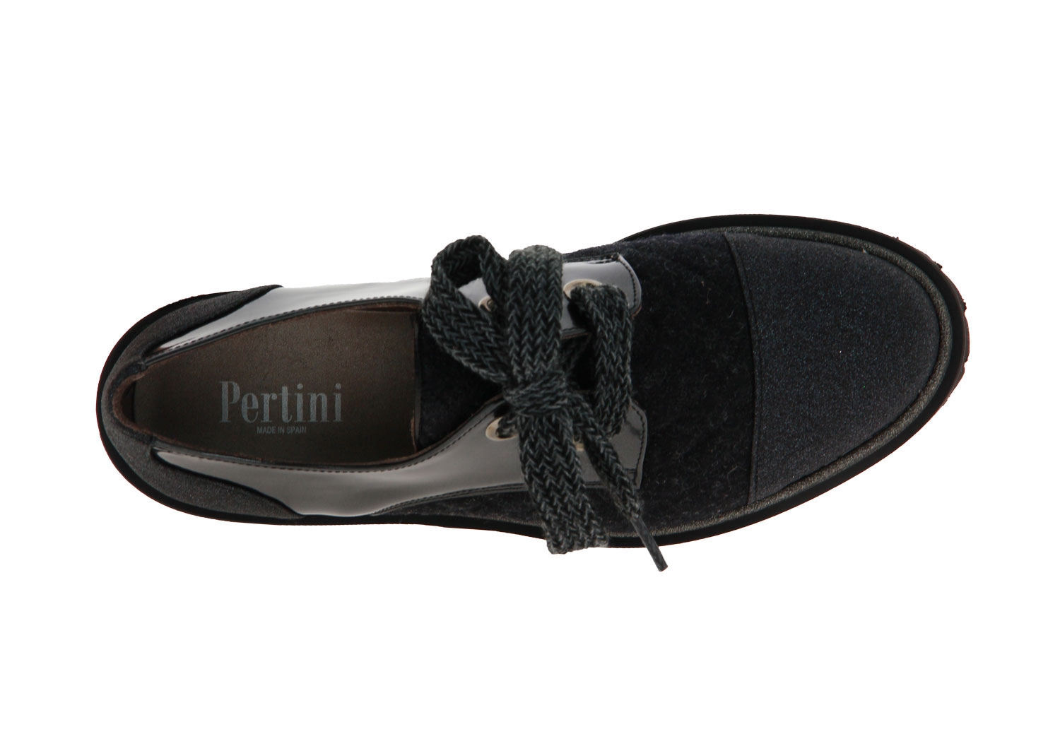 Pertini Schnürschuh NEVA OFFBLACK (36) Pertini Schnürschuh NEVA OFFBLACK (36)