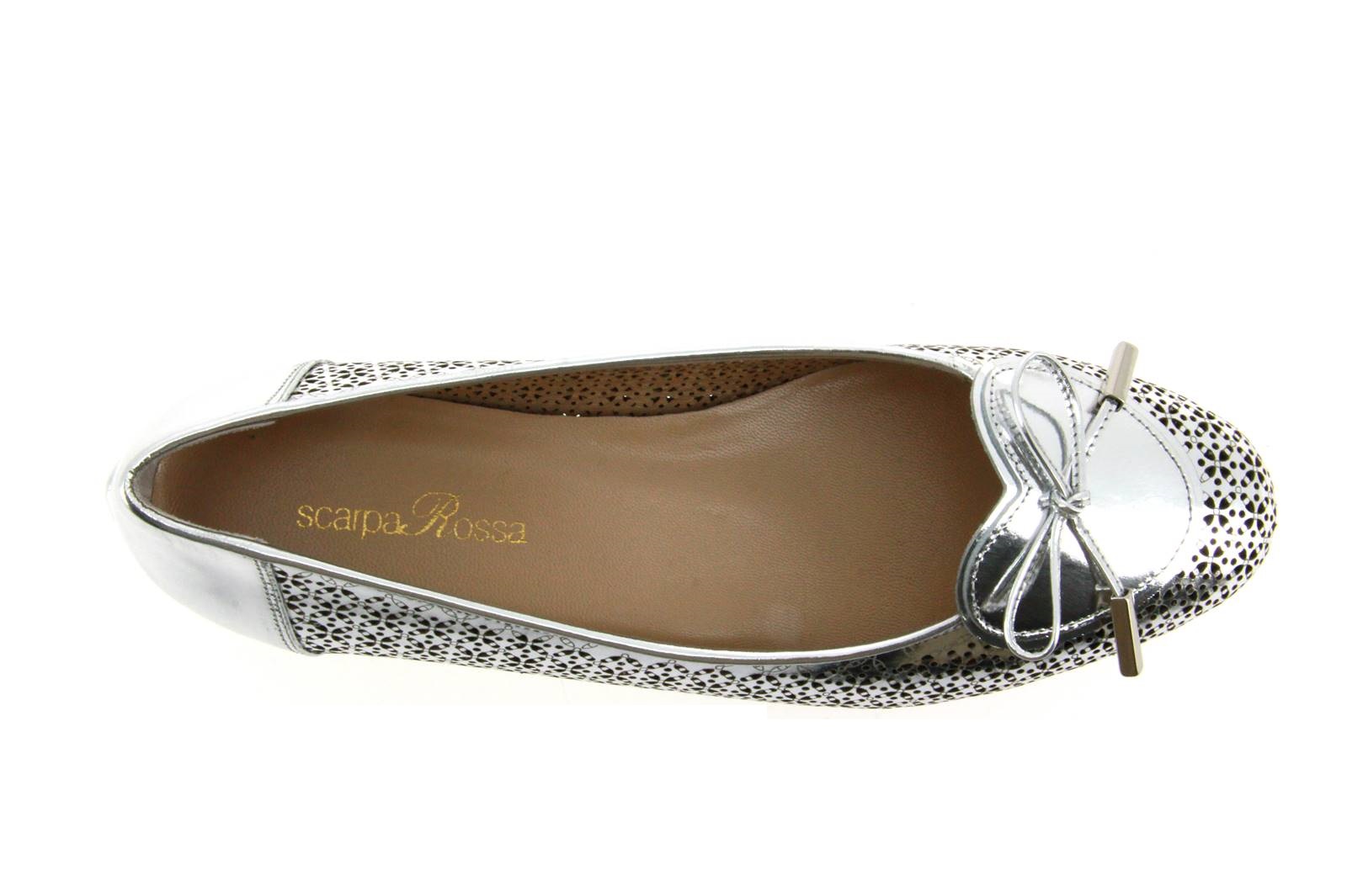 ScarpaRossa Ballerina SPECCHIO ARGENTO (37½)