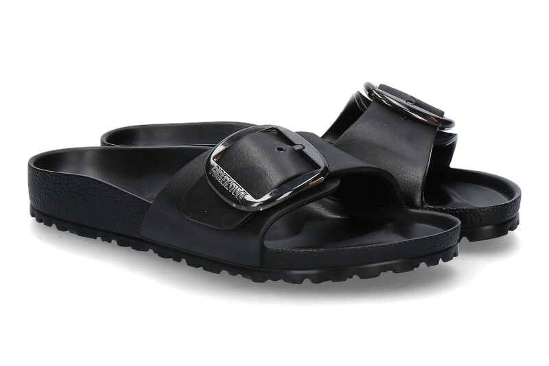 Birkenstock Pantolette MADRID BIG BUCKLE EVA SCHMALE WEITE- black/schwarz
