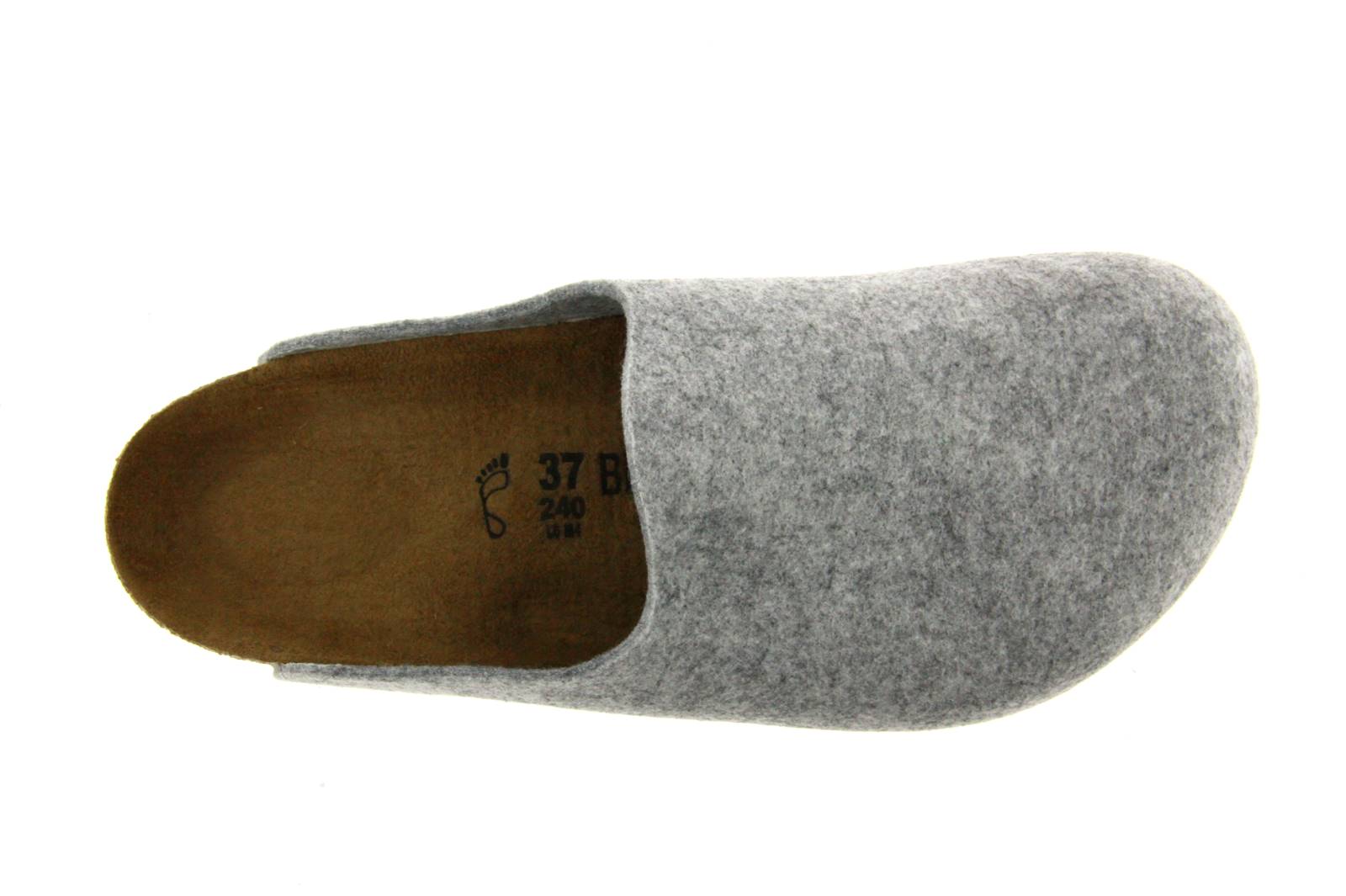 Birkenstock Clogs AMSTERDAM NORMAL BIKO-FILZ HELLGRAU (38)
