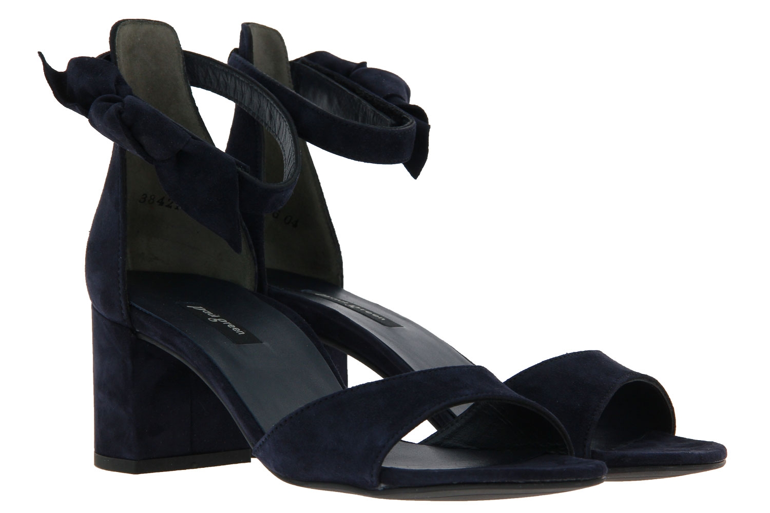Paul Green Sandalette SAMTZIEGE BLAU  (37 )