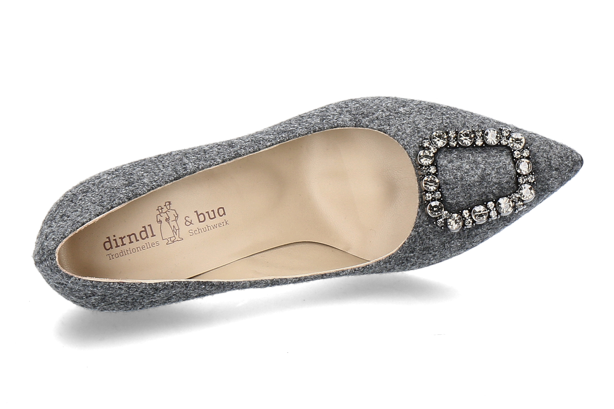 dirndl bua Trachten-Pumps  LODEN- beton_222200058_5